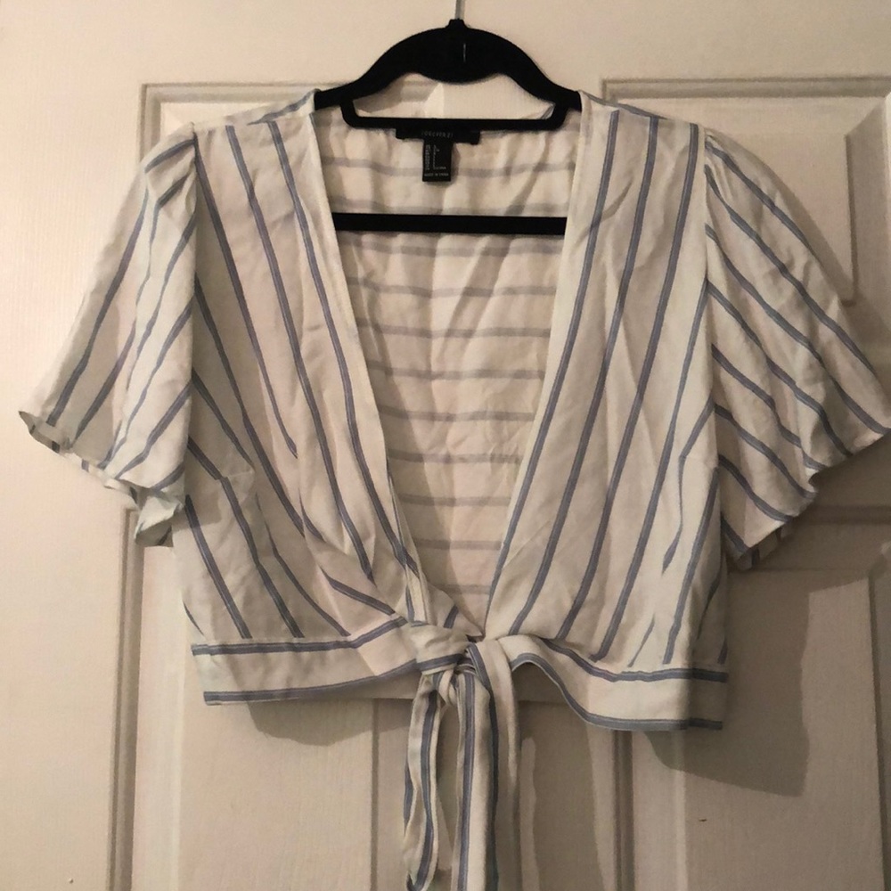 Forever 21 wrap shirt